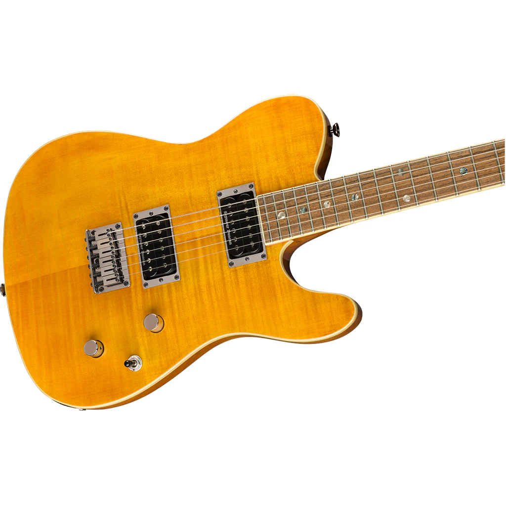 Fender Custom Telecaster HH - Flame Maple Amber - Laurel - Image 5