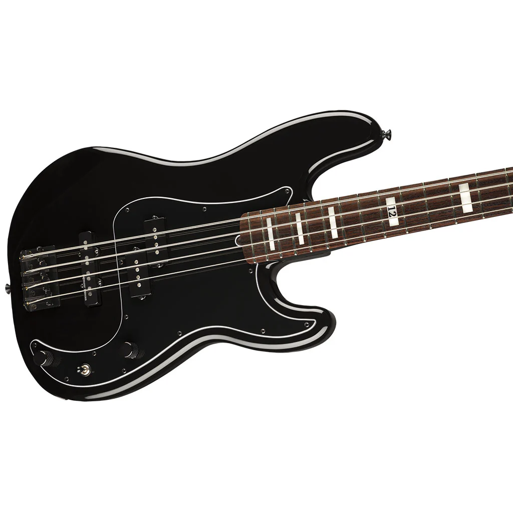 Fender - Duff McKagan Deluxe Precision Bass, Rosewood Fingerboard, Black - Image 4