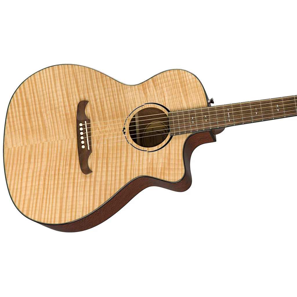 Fender - FA-345CE Auditorium, Indian Laurel Fingerboard - Natural - Image 7