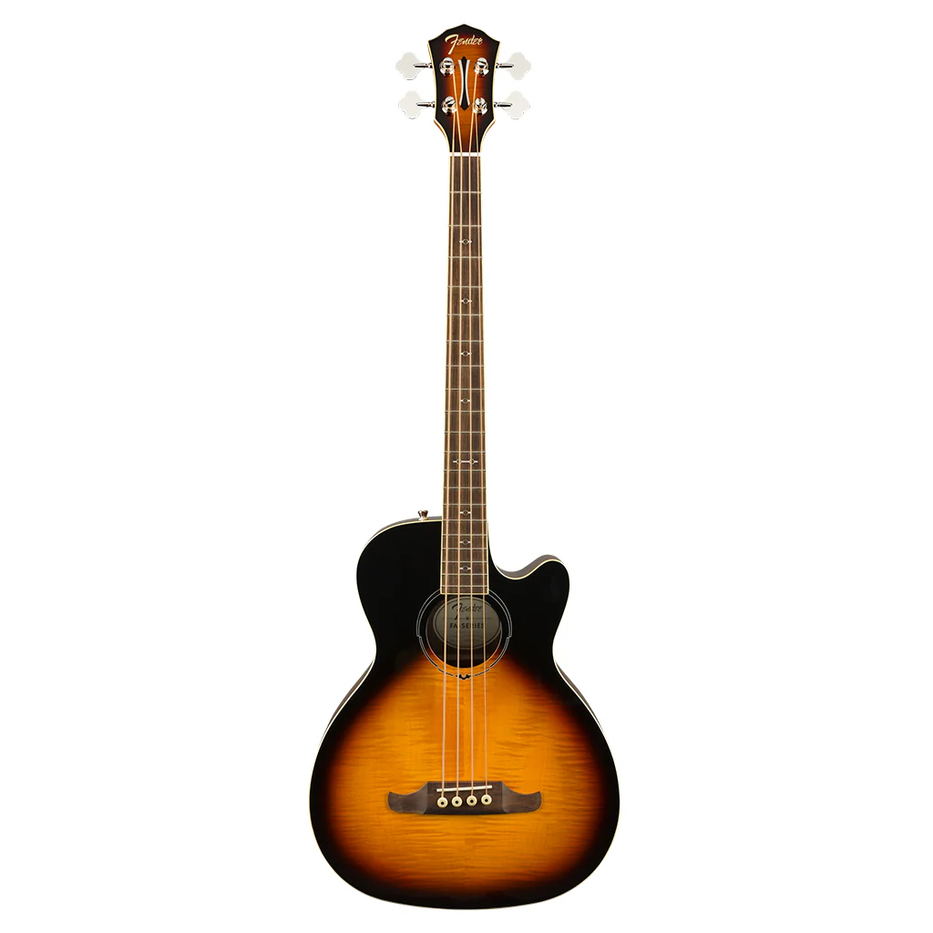 Fender FA-450CE Bass, Laurel Fingerboard, 3-Color Sunburst - Image 2