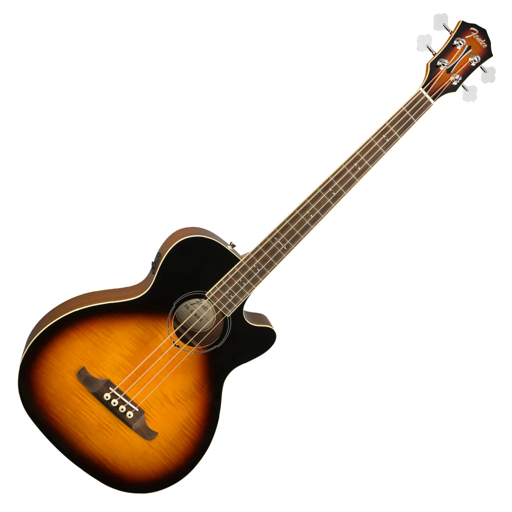 Fender FA-450CE Bass, Laurel Fingerboard, 3-Color Sunburst - Image 7