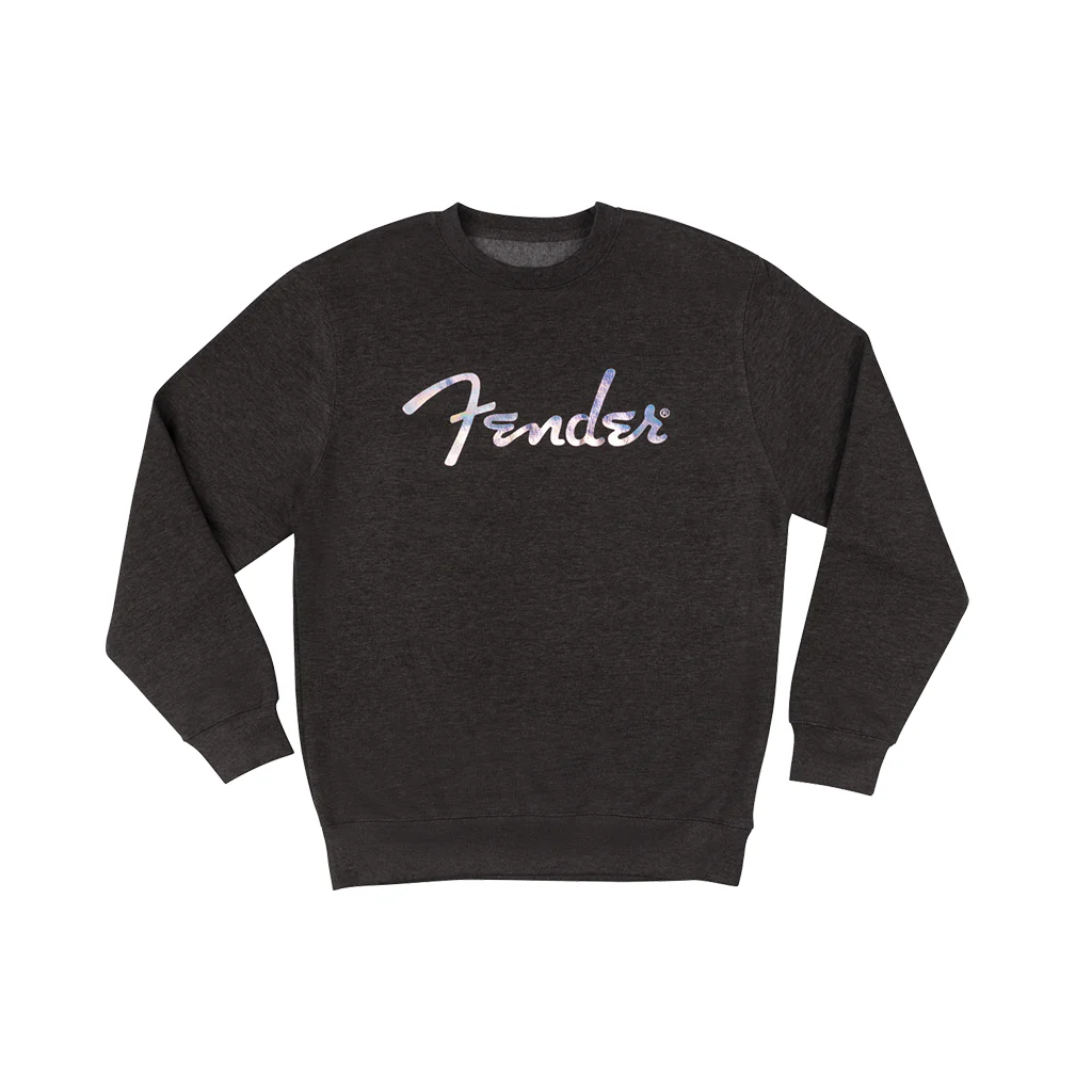 Fender Galaxy Logo Sweatshirt - Charcoal Heather - Medium