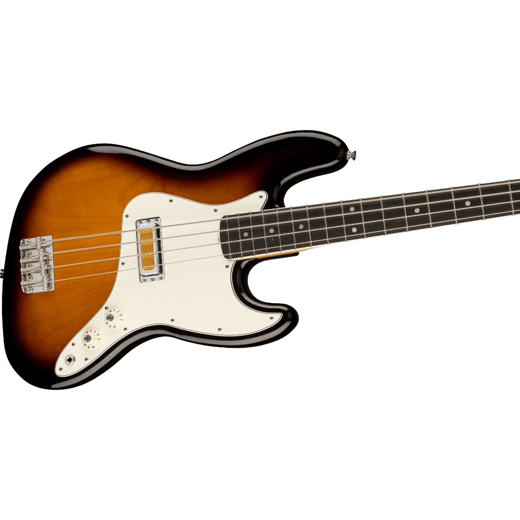 Fender Gold Foil Jazz Bass®, Ebony Fingerboard, 2-Color Sunburst - Image 3