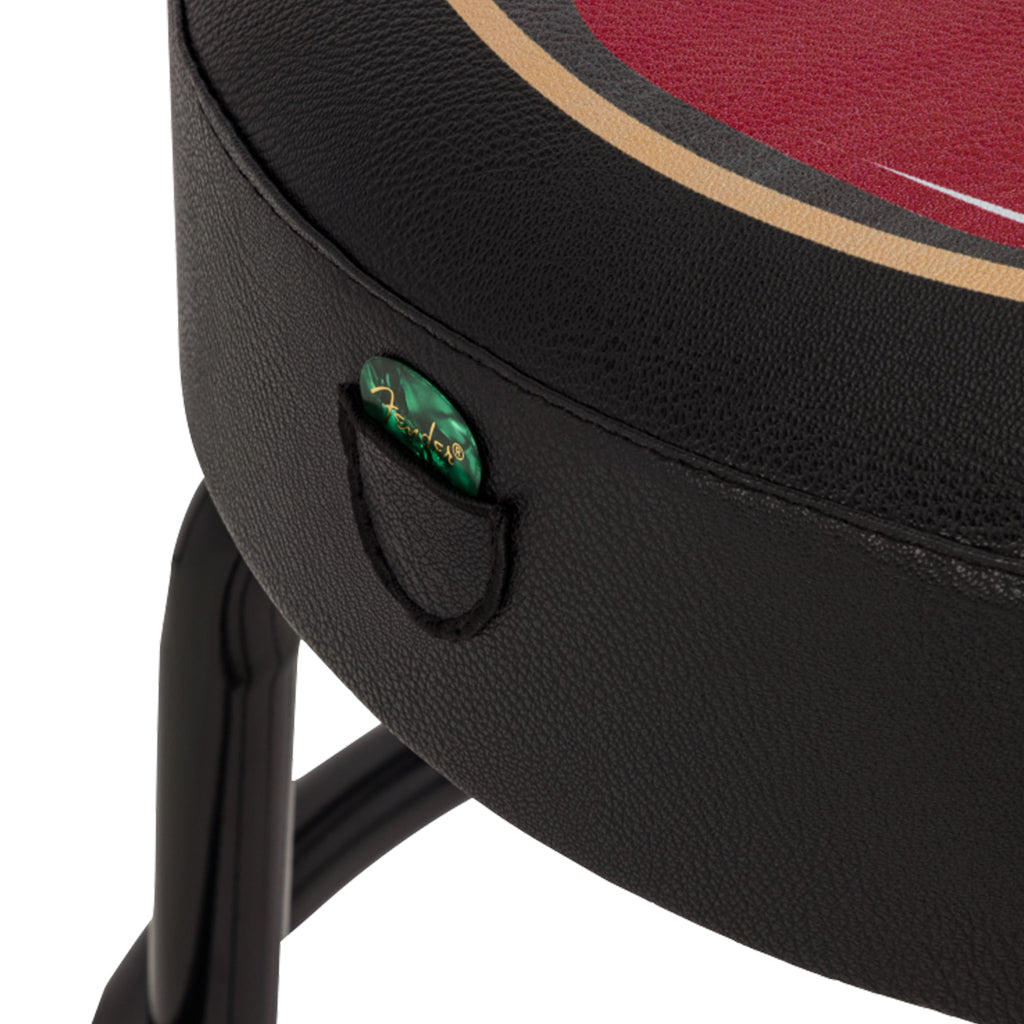 Fender Guitars and Amps Pick Pouch Barstool in Black - 30 Inch - Image 3