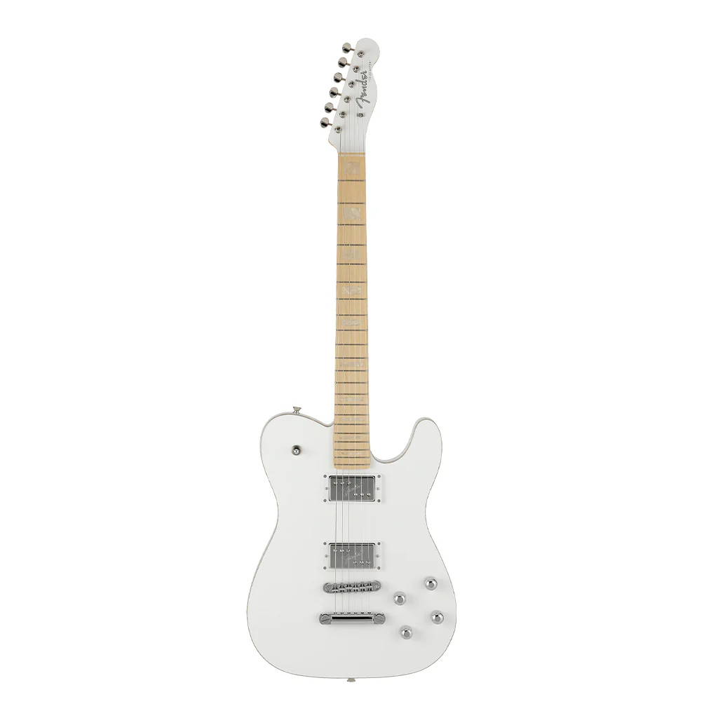 Fender Haruna Telecaster® Boost, Maple Fingerboard, Arctic White - Image 2