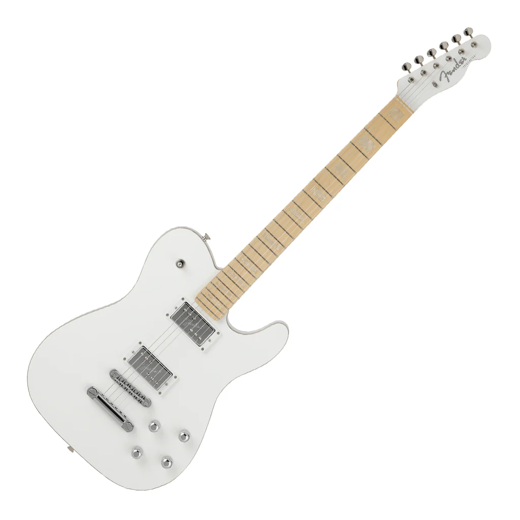 Fender Haruna Telecaster® Boost, Maple Fingerboard, Arctic White - Image 7