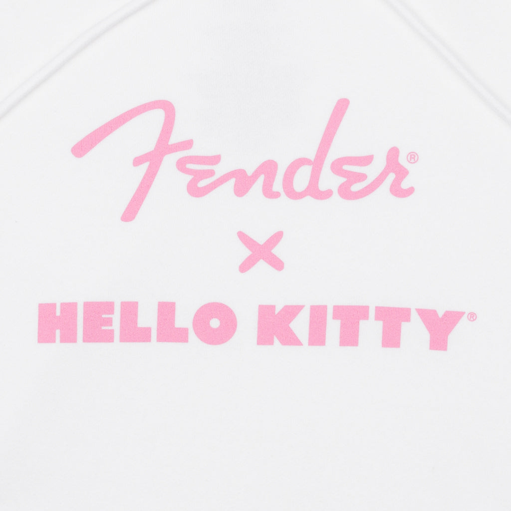 Fender Hello Kitty SL Logo White Hoodie - Small - Image 3