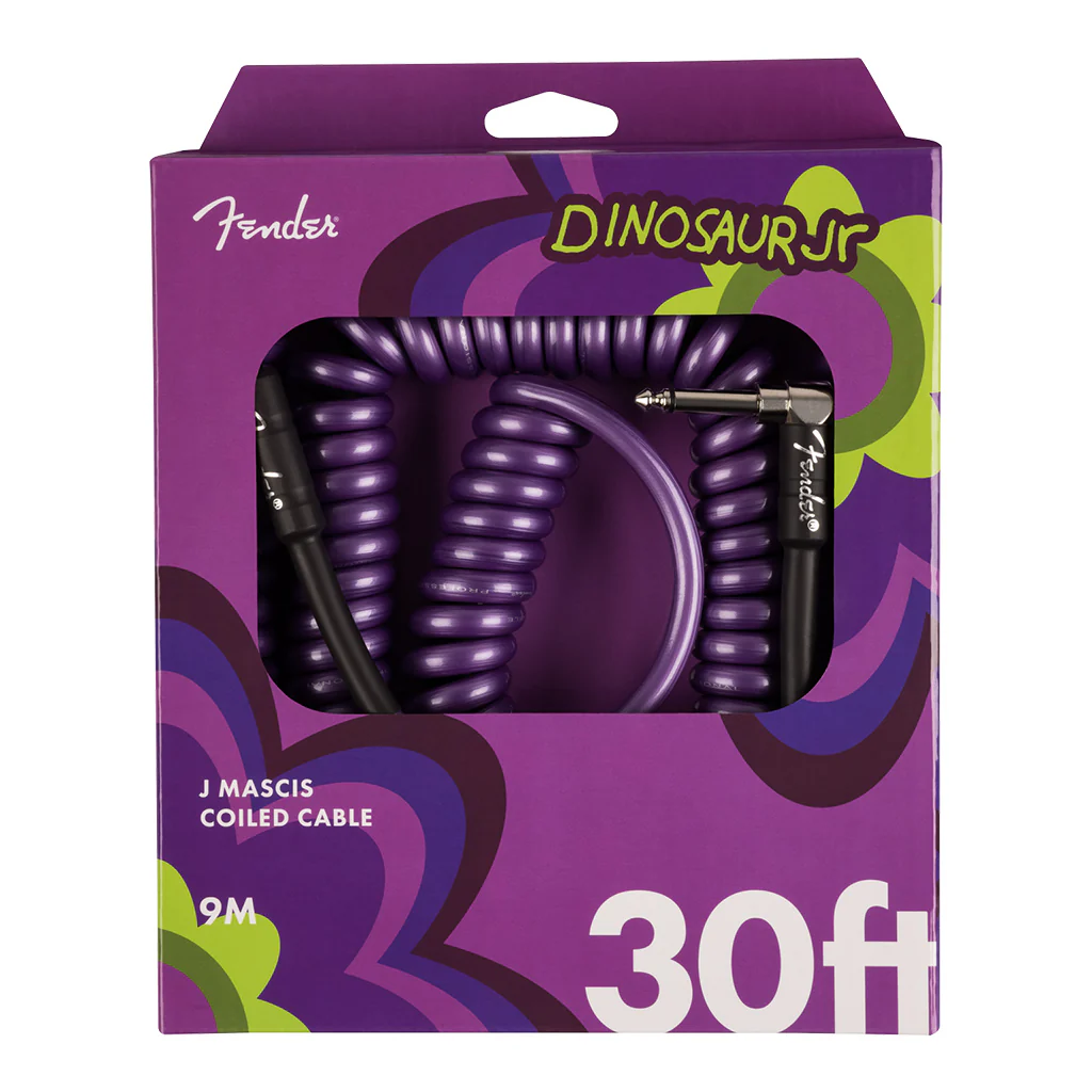 Fender J Mascis Coil Cable, 30', Purple