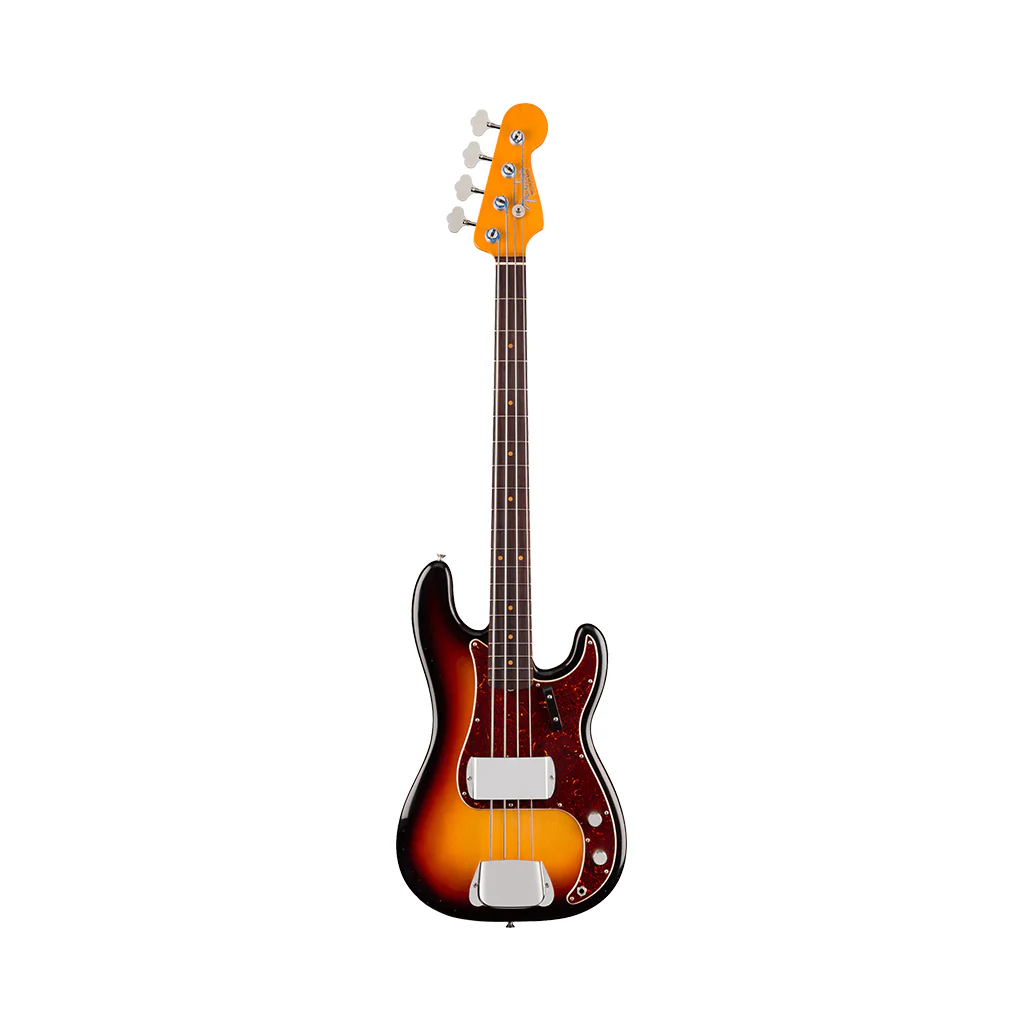 Fender James Jamerson 1962 Precision Bass Rosewood Fingerboard - 3-Tone Sunburst - Image 3