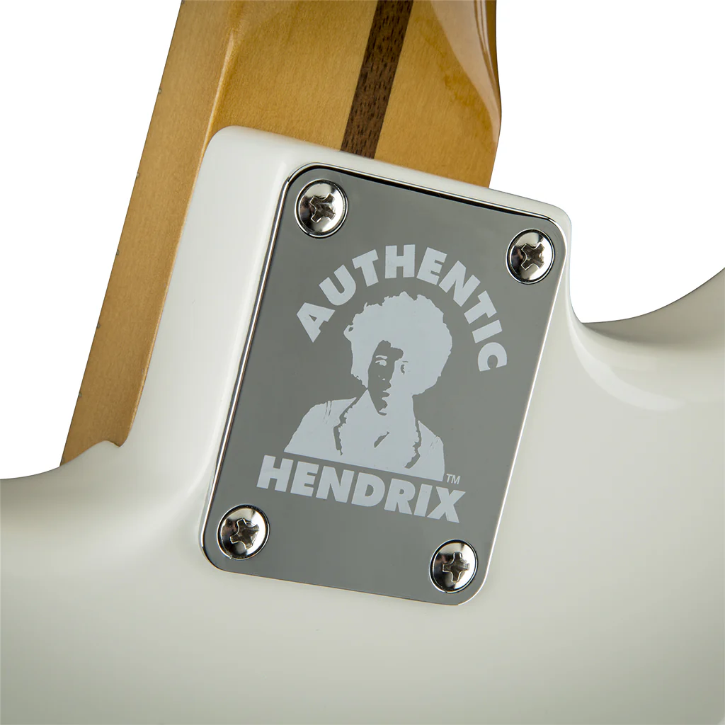 Fender Jimi Hendrix Signature Stratocaster - Olympic White- Maple Neck - Image 2