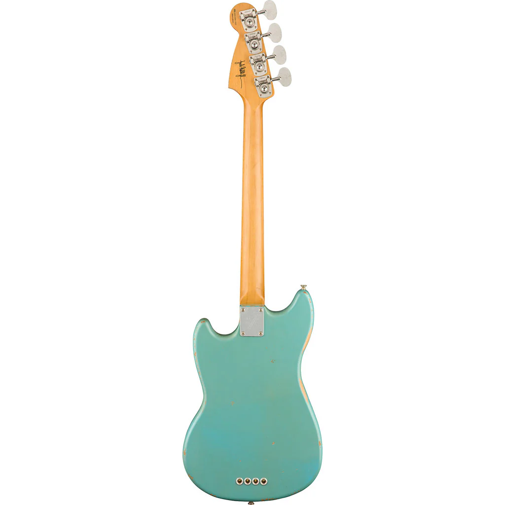 Fender JMJ Road Worn Mustang Bass - Faded Daphne Blue - Image 3