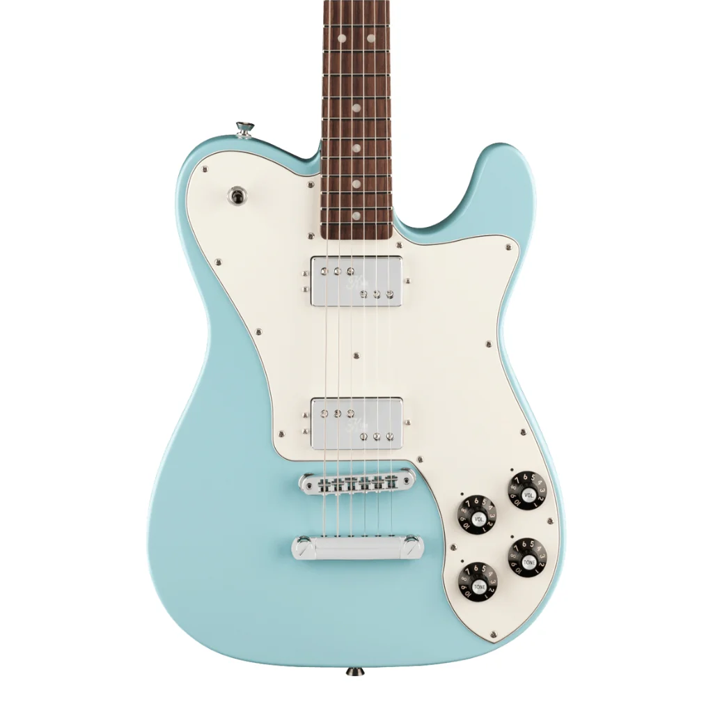 Fender Kingfish Delta Day Telecaster Deluxe Electric Guitar - Daphne Blue