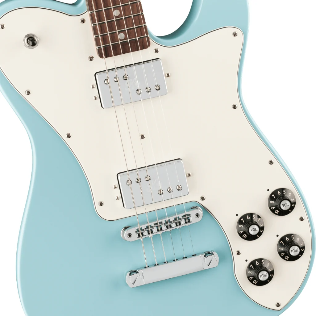 Fender Kingfish Delta Day Telecaster Deluxe Electric Guitar - Daphne Blue - Image 7