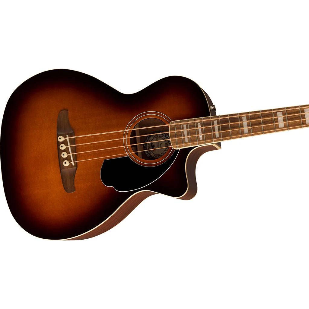 Fender Kingman™ Bass, Walnut Fingerboard, Black Pickguard, Shaded Edge Burst - Image 4