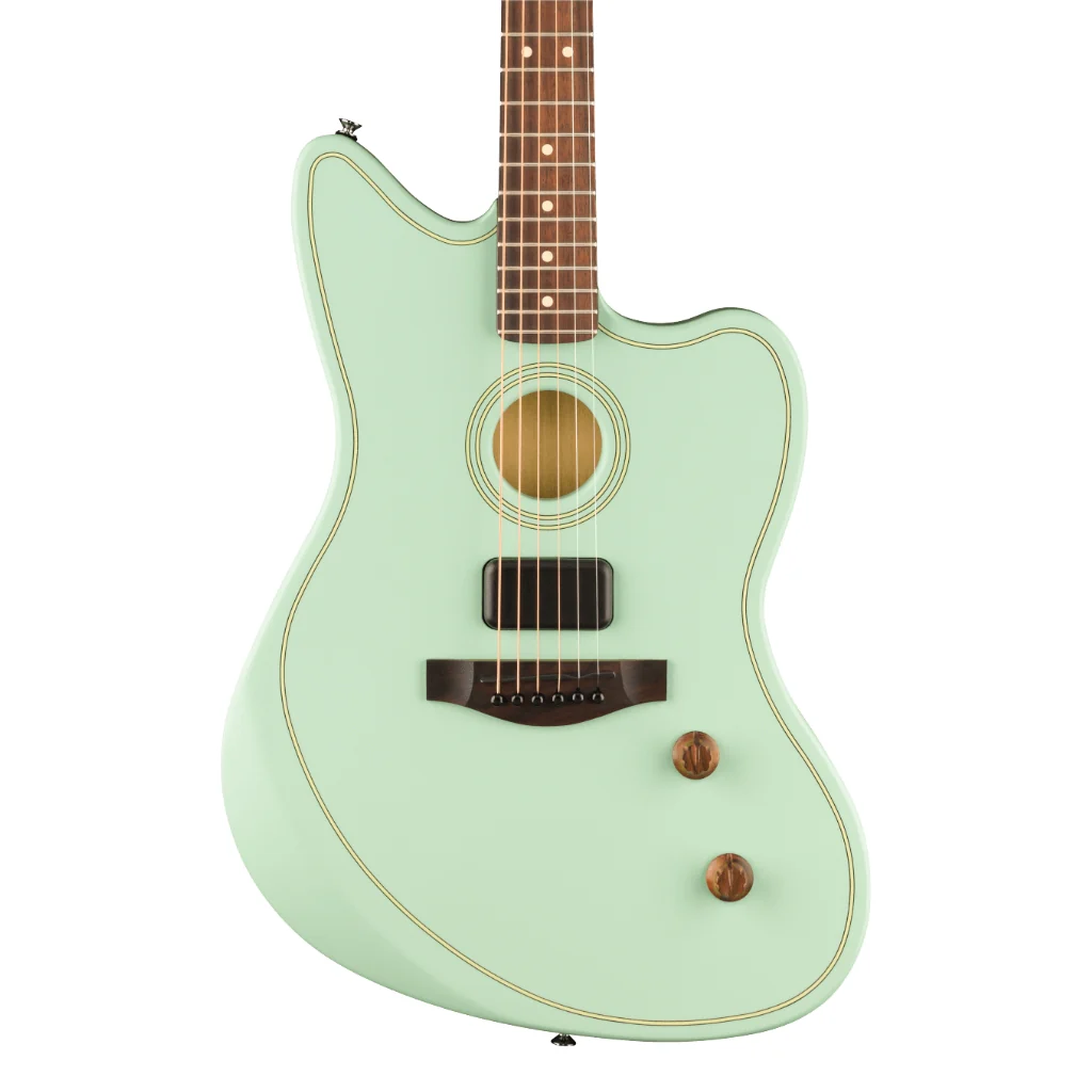 Fender Limited Edition Acoustasonic Standard Jazzmaster Acoustic-Electric Guitar - Surf Green