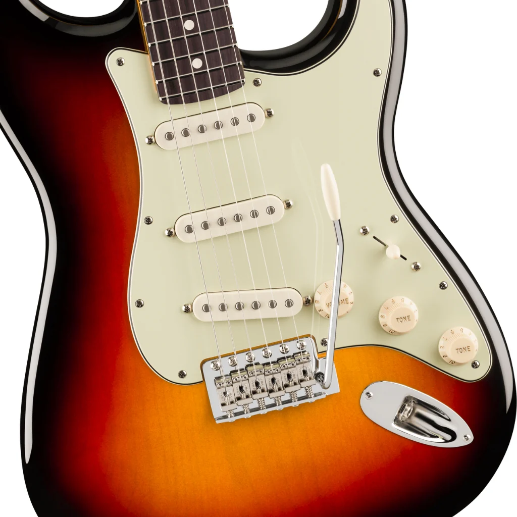 Fender Limited Edition American Professional Classic Stratocaster featuring the Fender Silent System - 3-Color Sunburst, Rosewood Fingerboard - Image 7
