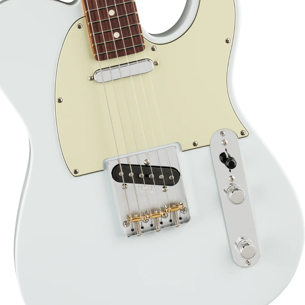 Fender Limited Edition American Professional Classic Telecaster featuring the Fender Silent System - Sonic Blue, Rosewood Fingerboard - Image 7