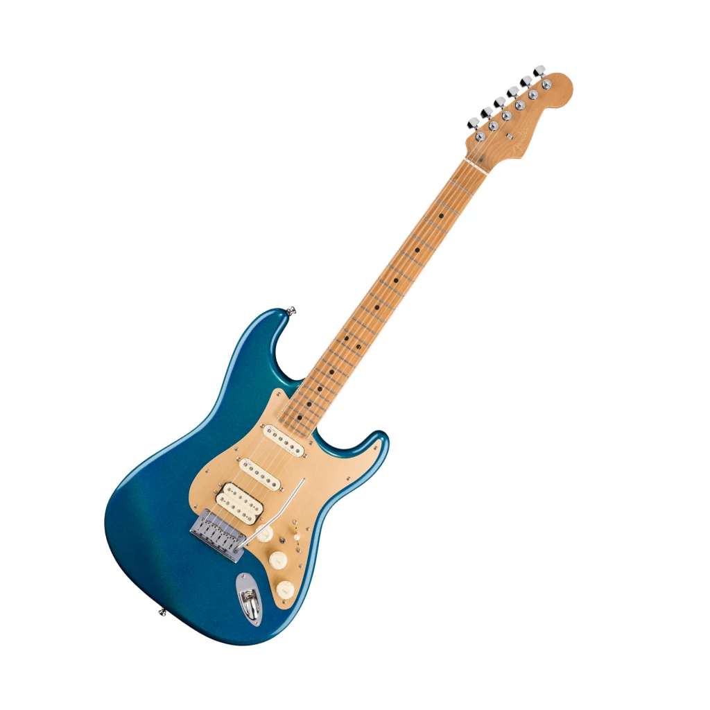 Fender Limited Edition American Ultra II Stratocaster HSS - Roasted Maple Neck - Aurora - Image 7