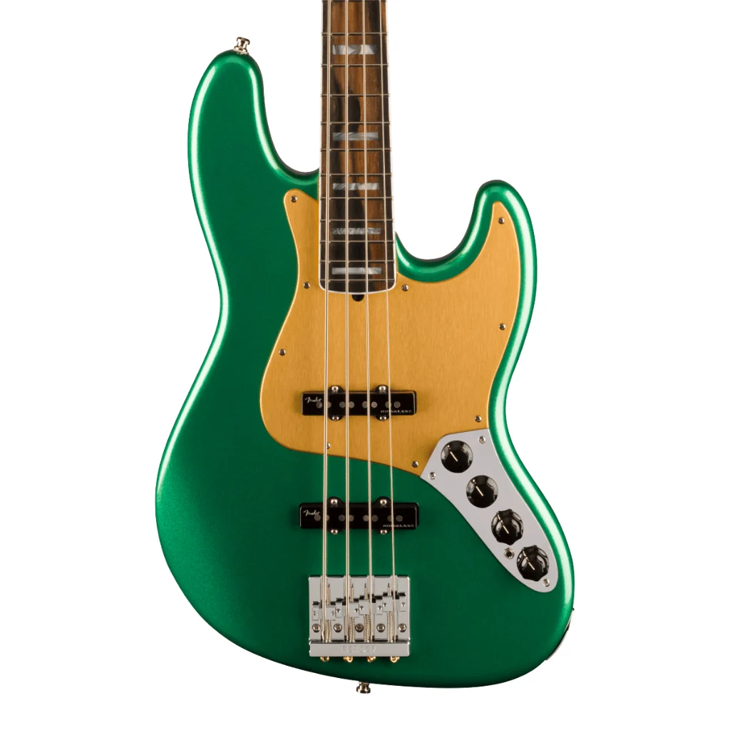 Fender Limited Edition American Ultra Jazz Bass Guitar - Mystic Pine Green