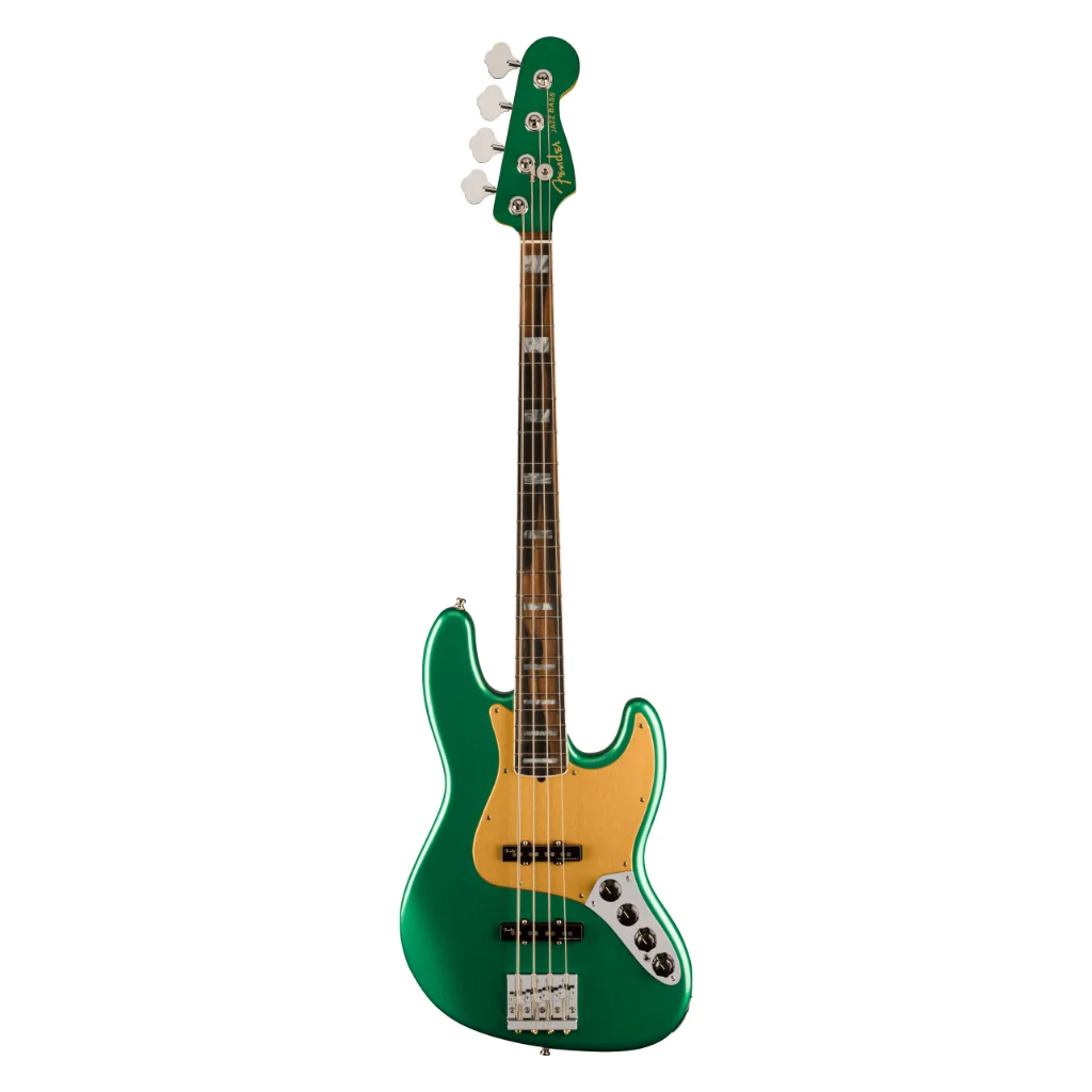 Fender Limited Edition American Ultra Jazz Bass Guitar - Mystic Pine Green - Image 2