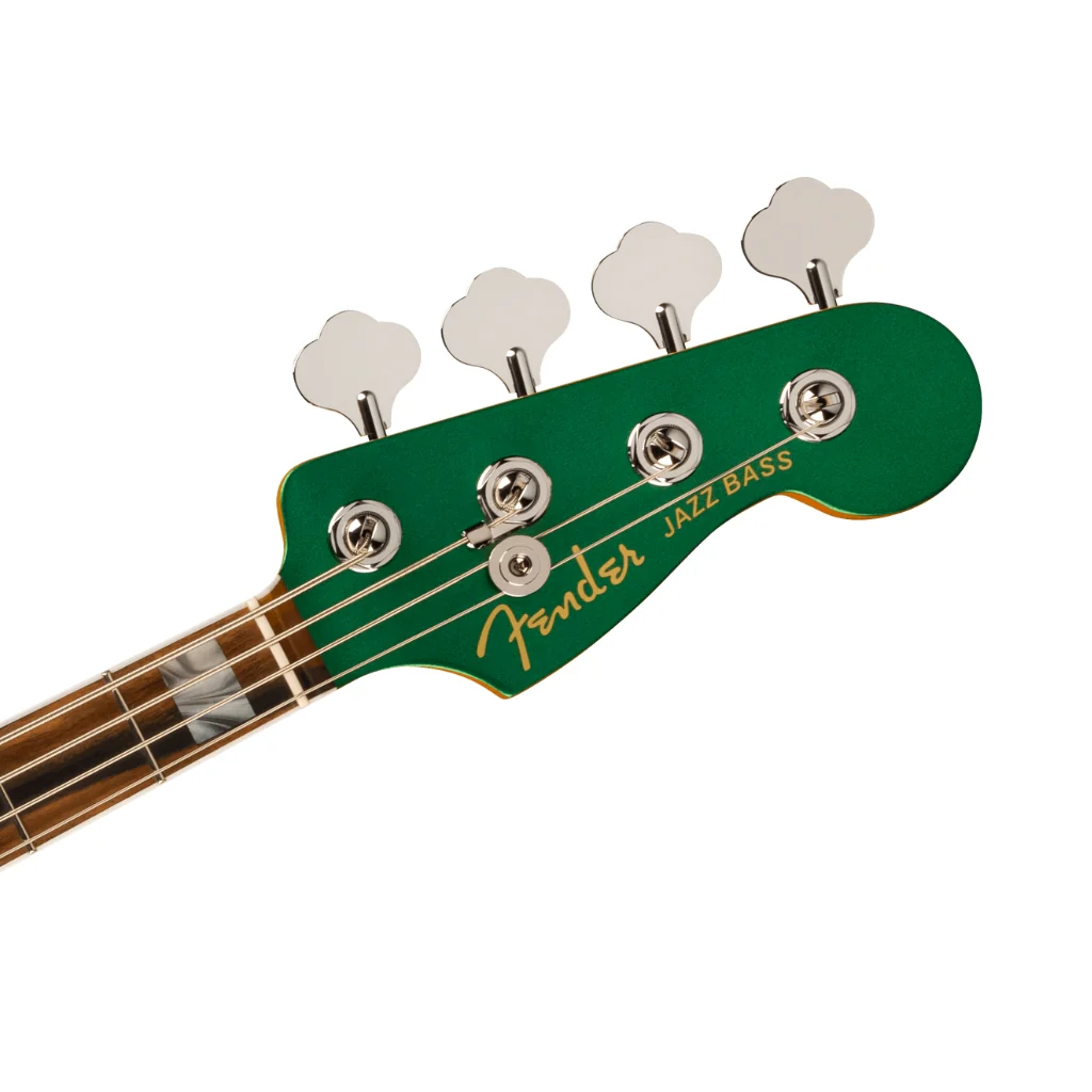 Fender Limited Edition American Ultra Jazz Bass Guitar - Mystic Pine Green - Image 4
