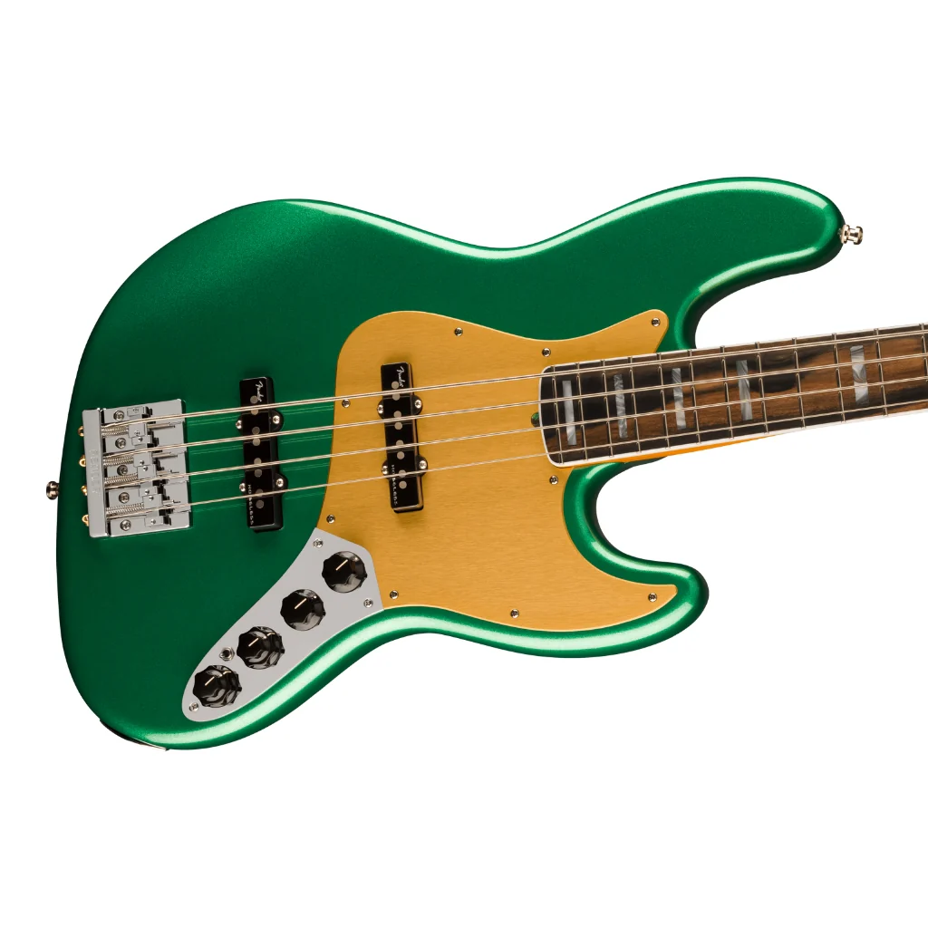 Fender Limited Edition American Ultra Jazz Bass Guitar - Mystic Pine Green - Image 6