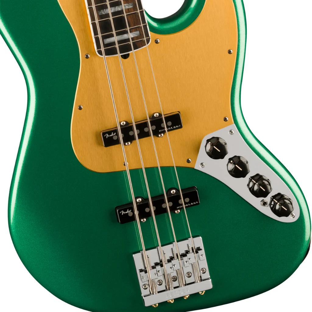 Fender Limited Edition American Ultra Jazz Bass Guitar - Mystic Pine Green - Image 7