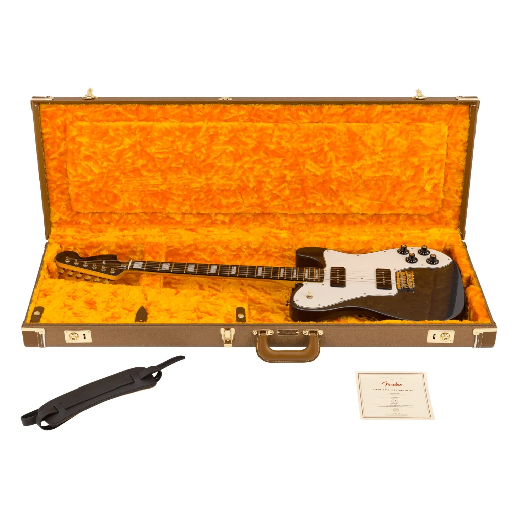 Fender Limited Edition Chris Shiflett Cleaver Telecaster Deluxe Charcoal Frost Metallic - Image 10
