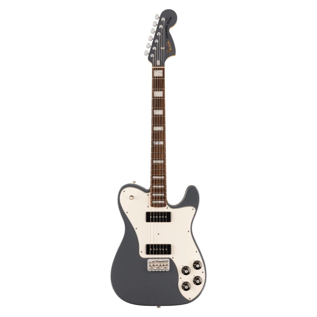 Fender Limited Edition Chris Shiflett Cleaver Telecaster Deluxe Charcoal Frost Metallic - Image 3