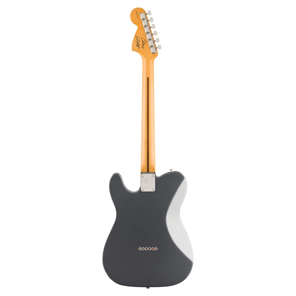 Fender Limited Edition Chris Shiflett Cleaver Telecaster Deluxe Charcoal Frost Metallic - Image 4
