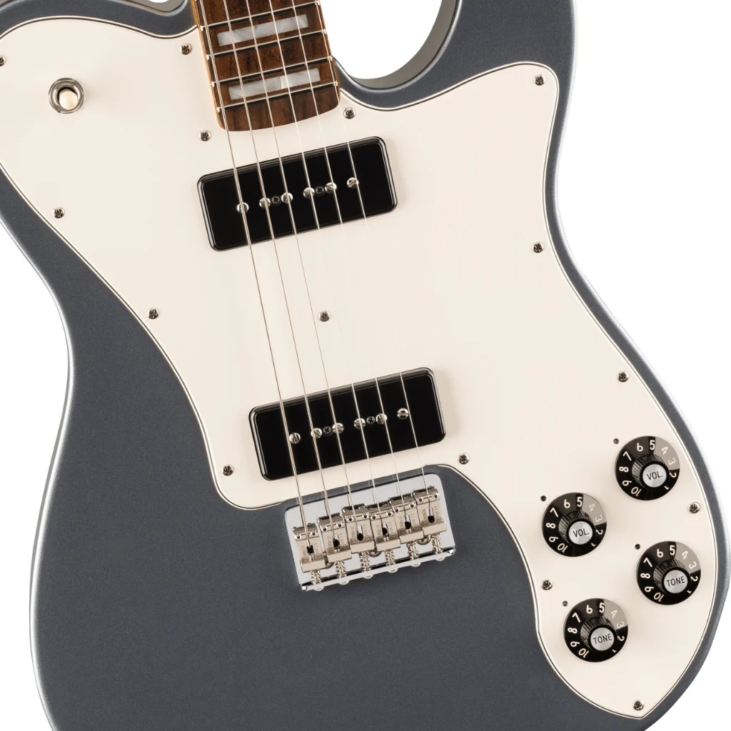 Fender Limited Edition Chris Shiflett Cleaver Telecaster Deluxe Charcoal Frost Metallic - Image 7