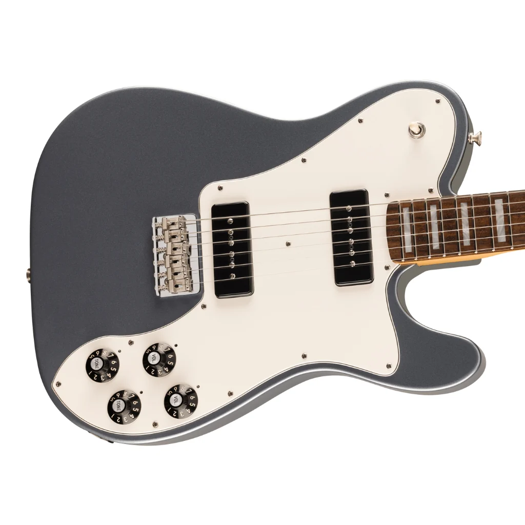 Fender Limited Edition Chris Shiflett Cleaver Telecaster Deluxe Charcoal Frost Metallic - Image 8