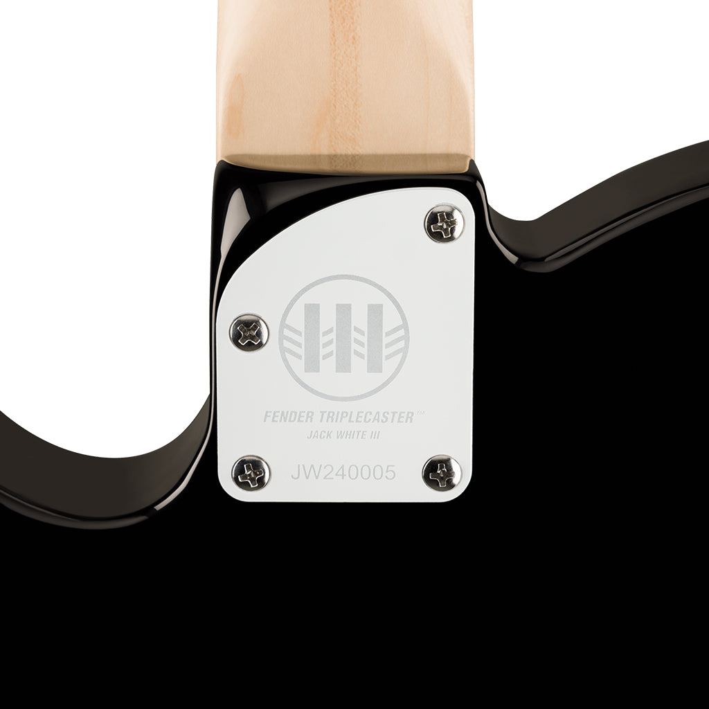 Fender Limited Edition Jack White Triplecaster Telecaster Black - Image 6