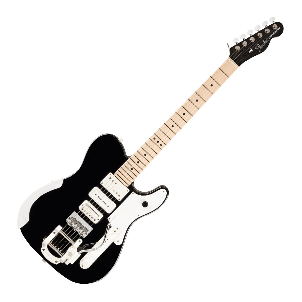 Fender Limited Edition Jack White Triplecaster Telecaster Black - Image 8