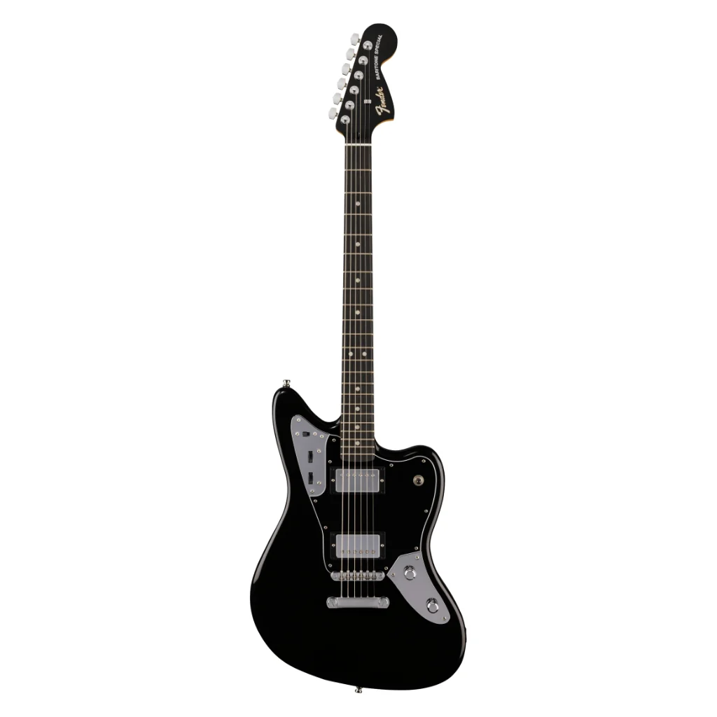 Fender Limited Edition Player Fusion Jaguar Baritone Electric Guitar - Black, Ebony Fingerboard - Image 3