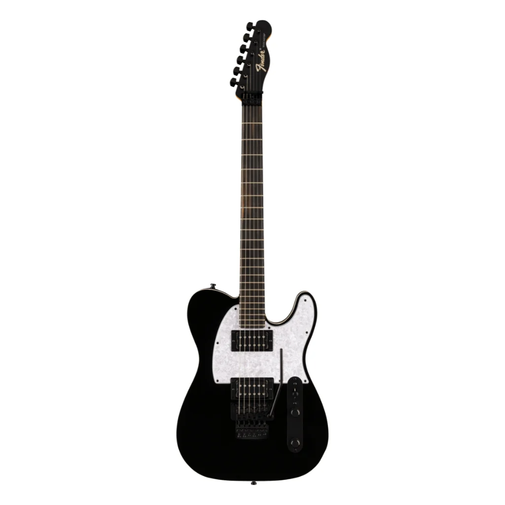 Fender Limited Edition Player Fusion Telecaster HH Floyd Rose Electric Guitar - Black, Ebony Fingerboard - Image 3