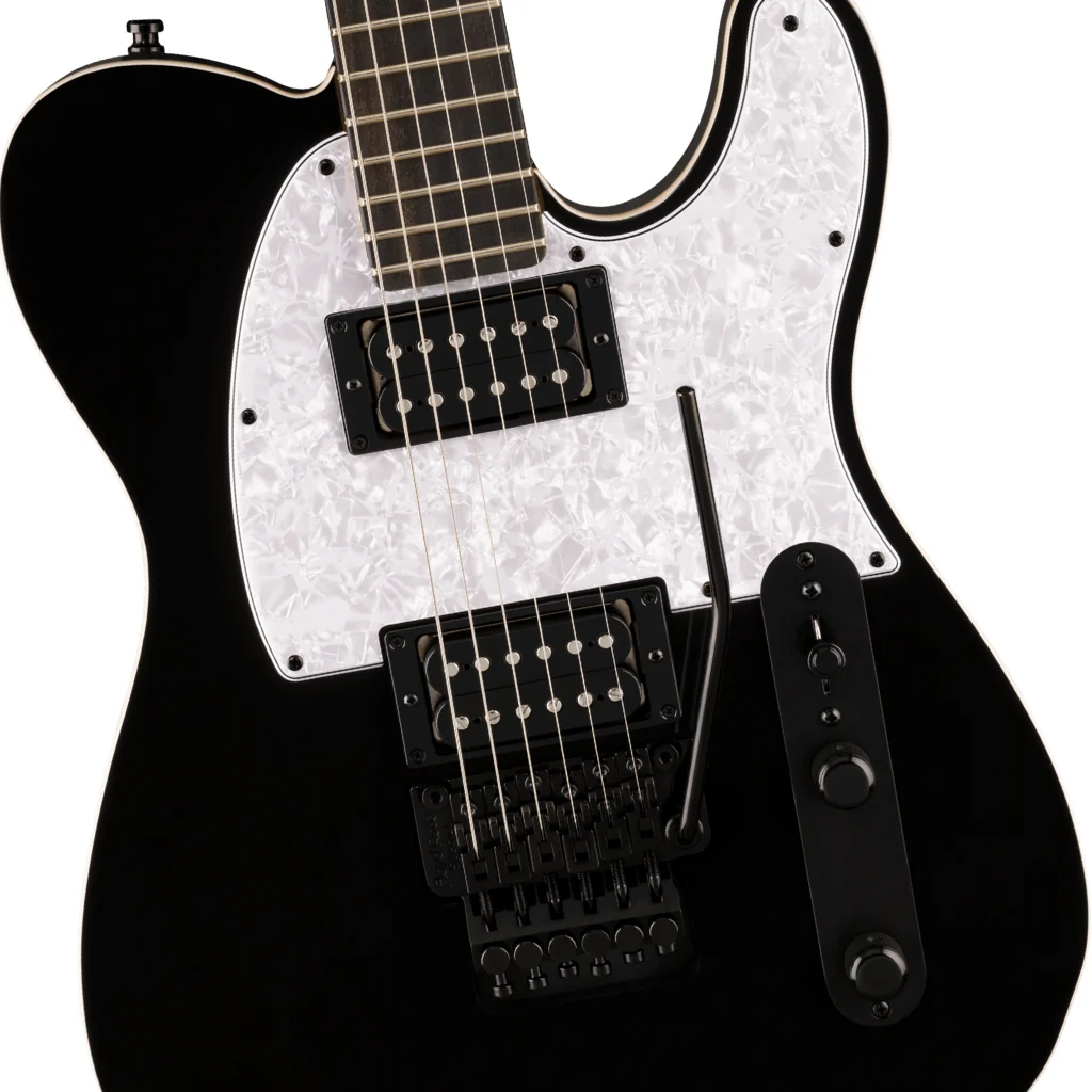 Fender Limited Edition Player Fusion Telecaster HH Floyd Rose Electric Guitar - Black, Ebony Fingerboard - Image 7