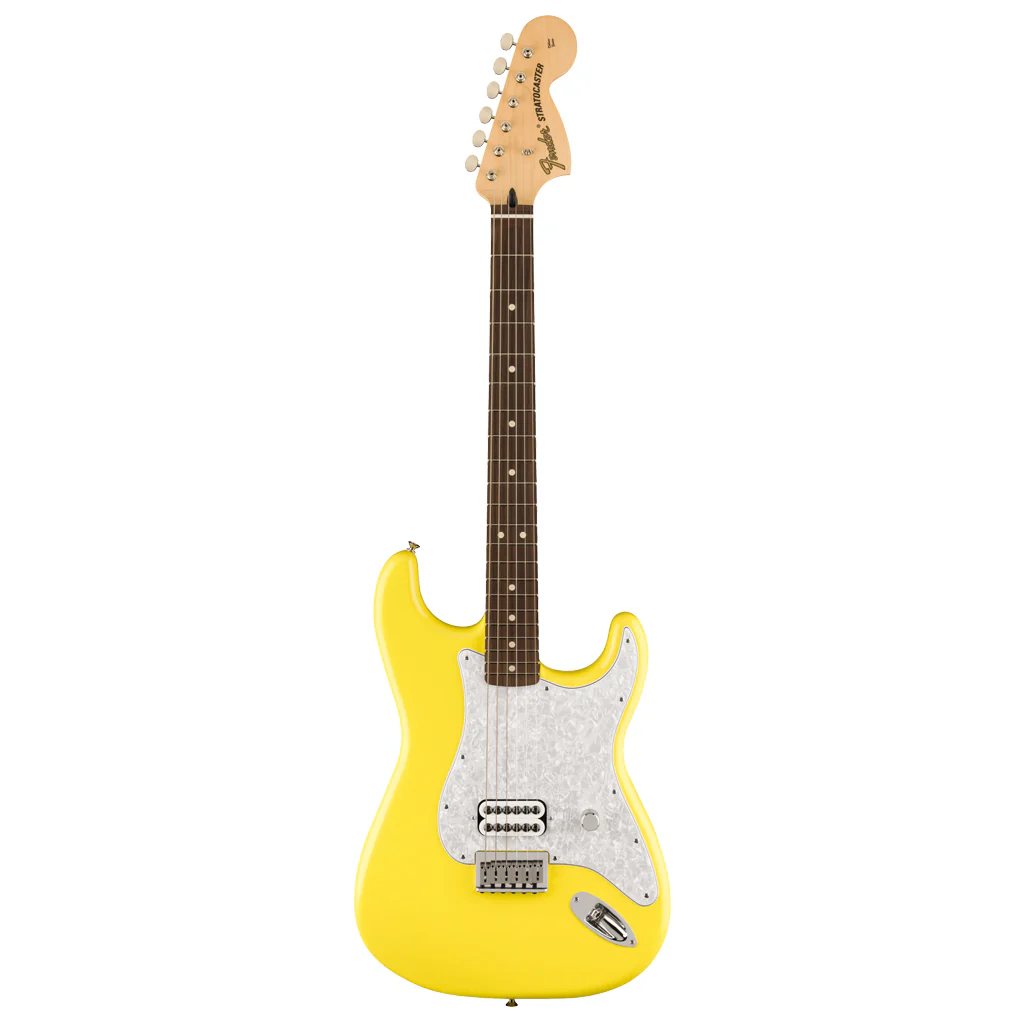 Fender Limited Edition Tom Delonge Stratocaster®, Rosewood Fingerboard, Graffiti Yellow - Image 2