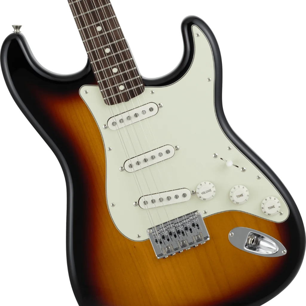 Fender Made in Japan 12-String Limited Stratocaster - 3-Color Sunburst, Rosewood Fingerboard - Image 6