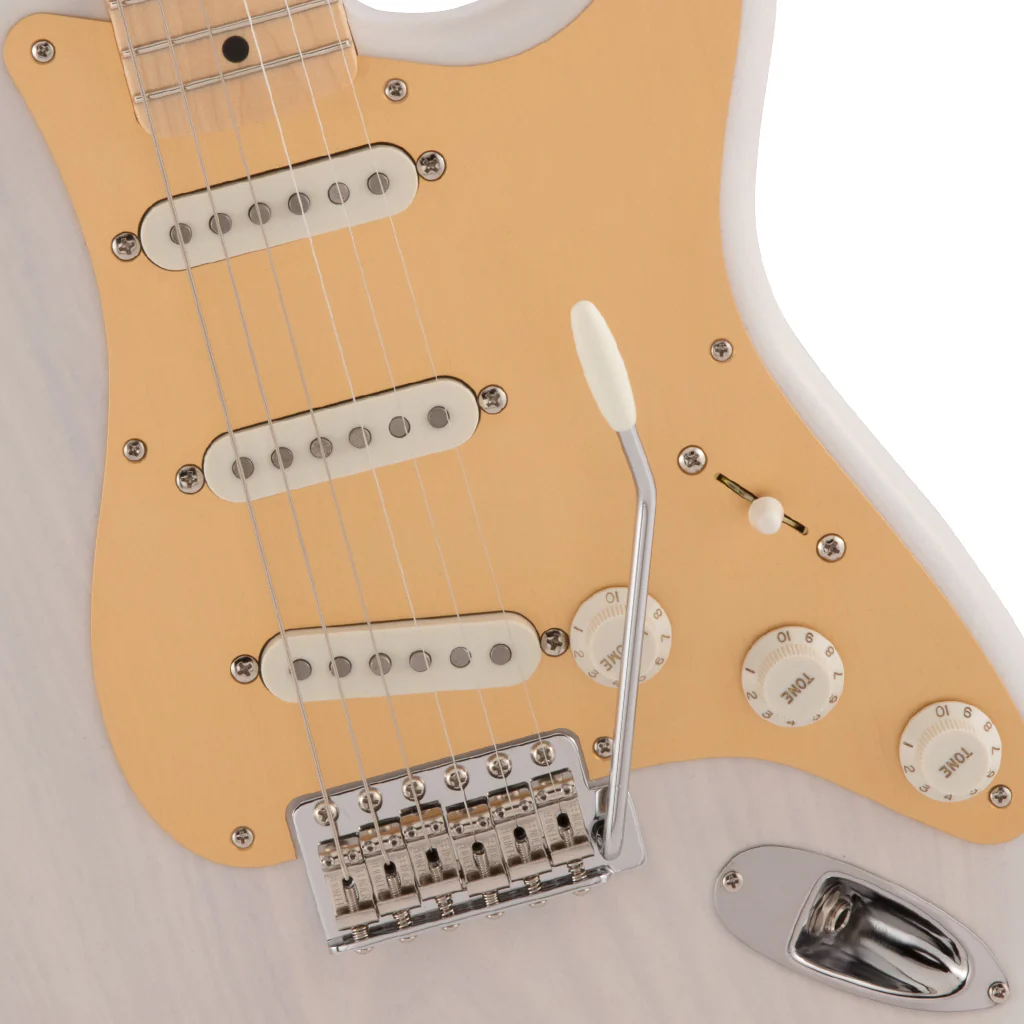 Fender Made in Japan Heritage 50s Stratocaster - White Blonde, Maple Fingerboard - Image 6