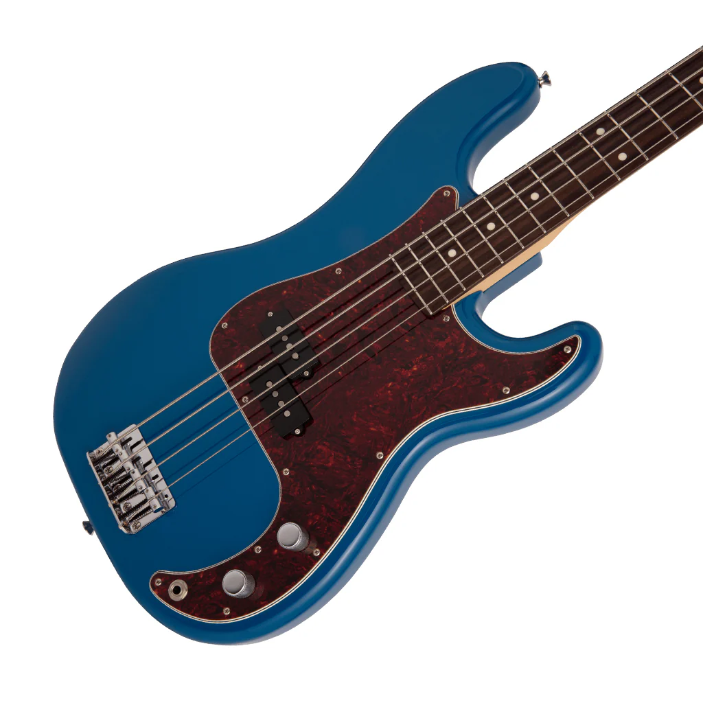 Fender Made in Japan Hybrid II Precision Bass - Forest Blue, Rosewood Fingerboard - Image 7