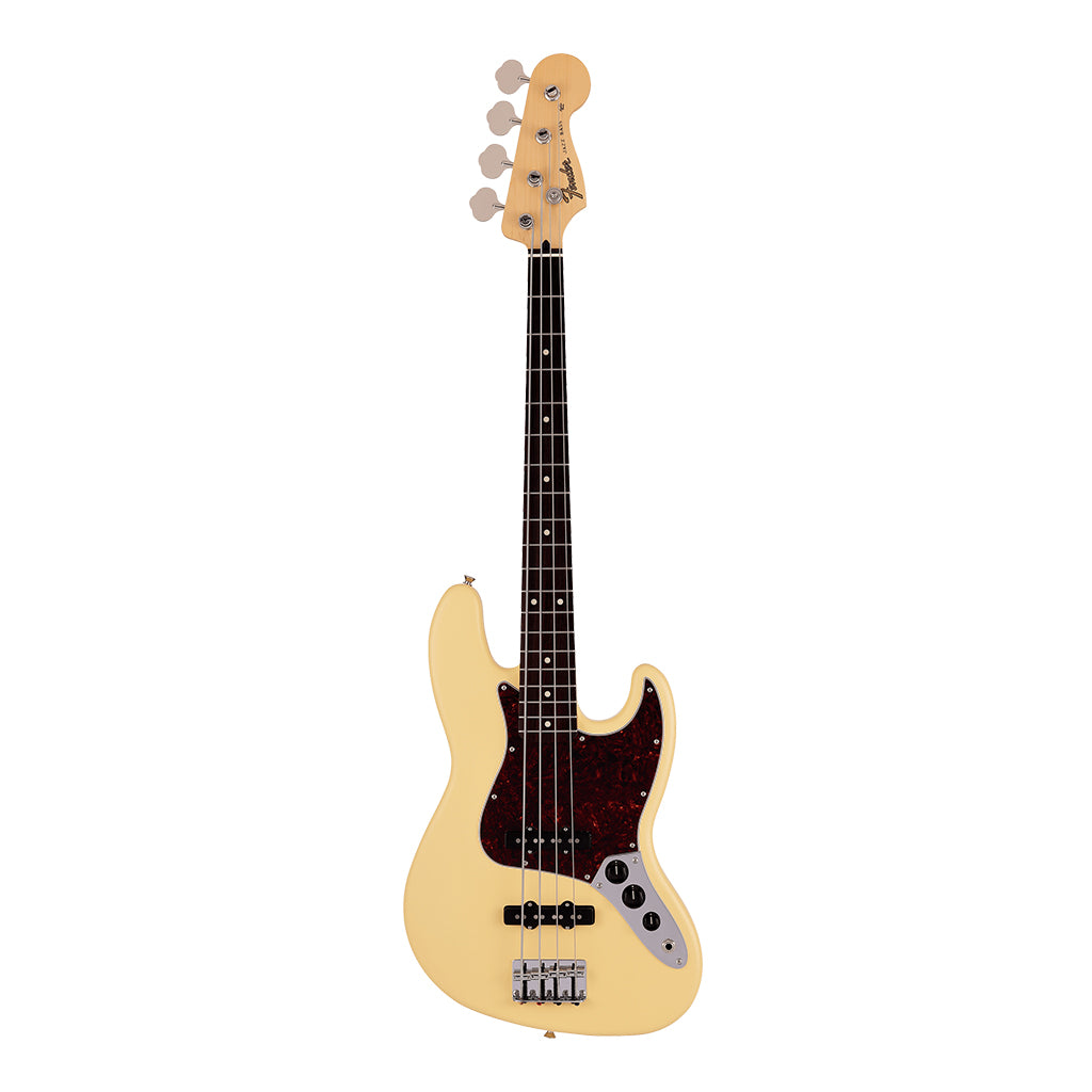 Fender Made in Japan Junior Collection Jazz Bass®, Rosewood Fingerboard, Satin Vintage White - Image 2