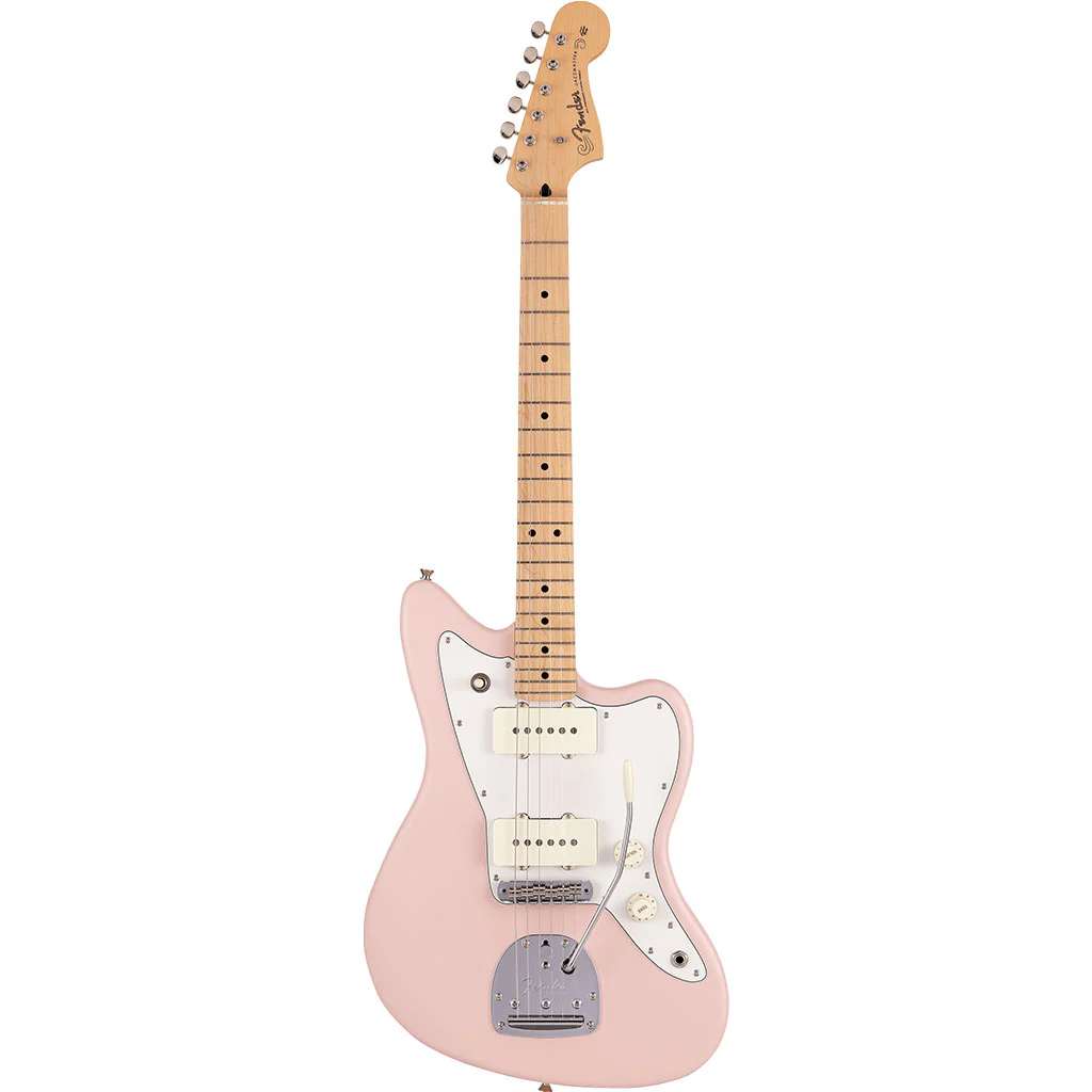 Fender Made in Japan Junior Collection Jazzmaster®, Maple Fingerboard, Satin Shell Pink - Image 2