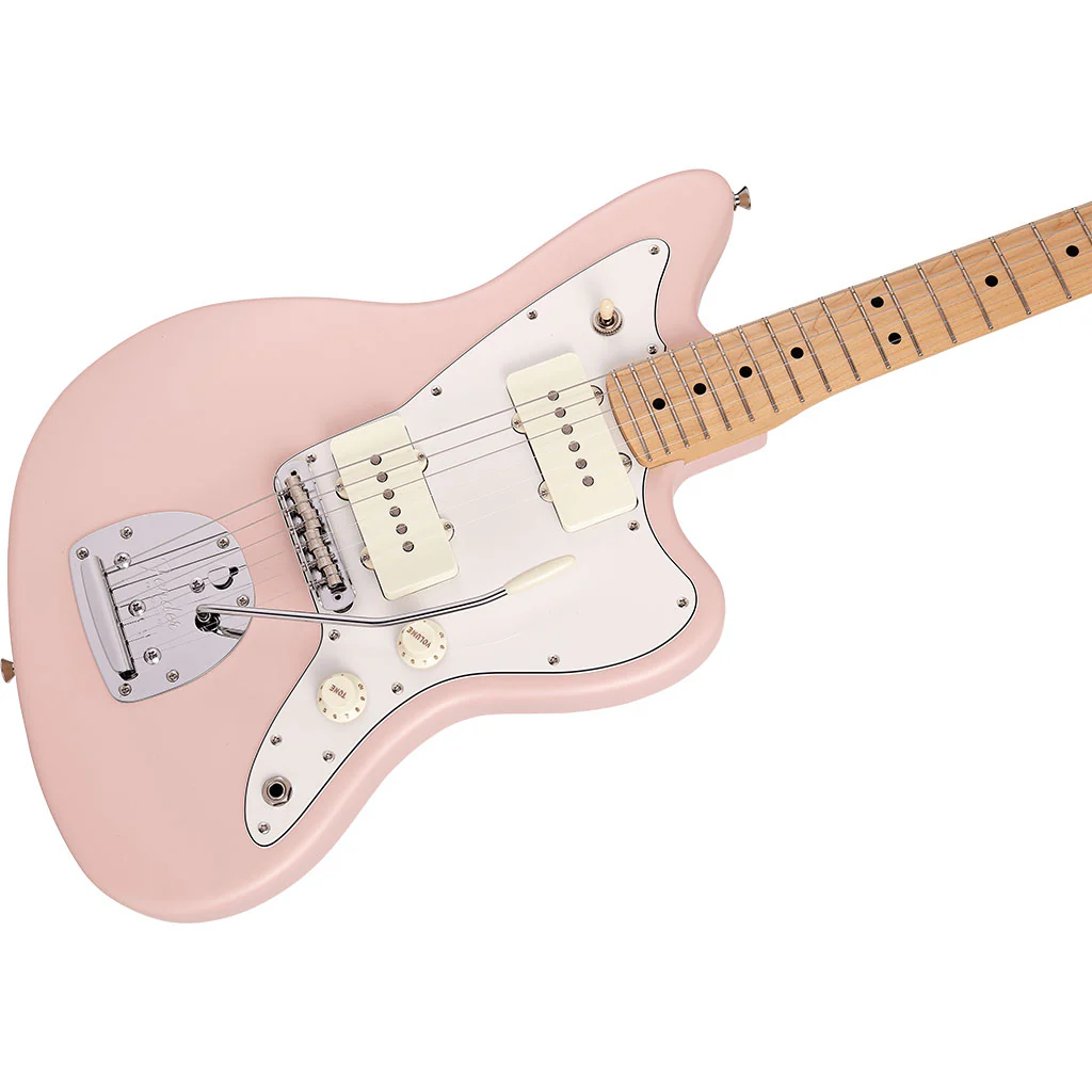 Fender Made in Japan Junior Collection Jazzmaster®, Maple Fingerboard, Satin Shell Pink - Image 4