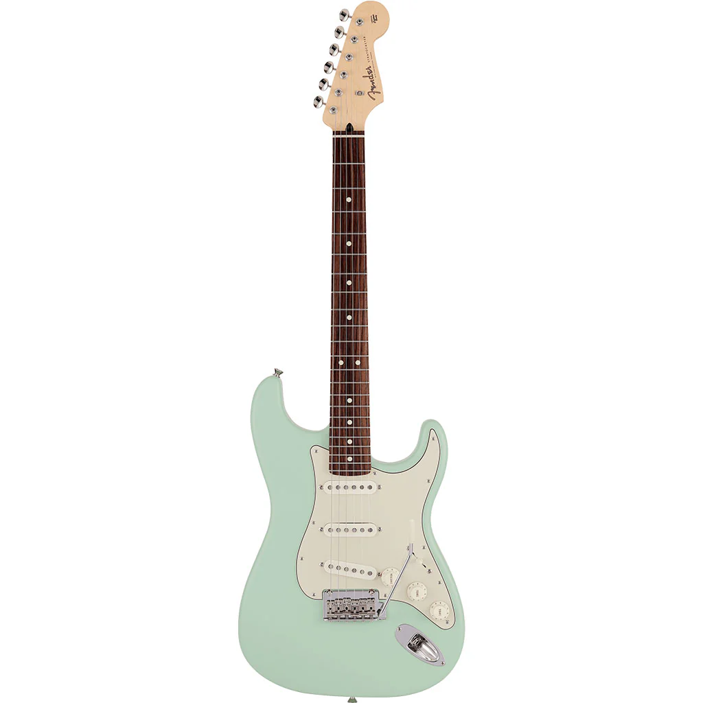 Fender Made in Japan Junior Collection Stratocaster®, Rosewood Fingerboard, Satin Surf Green - Image 2