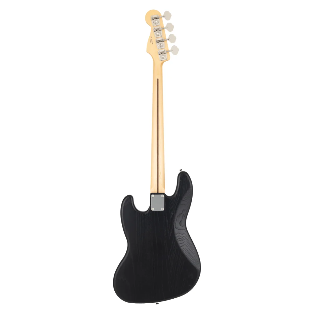 Fender Made in Japan Limited Jazz Bass Raw - Ash Black - Image 4