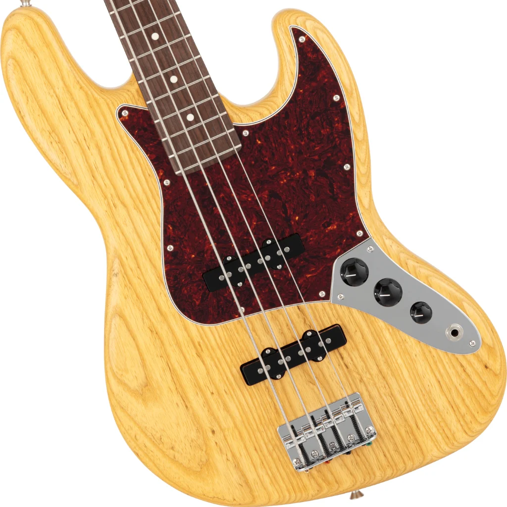 Fender Made in Japan Limited Jazz Bass Raw Ash - Vintage Natural - Image 7