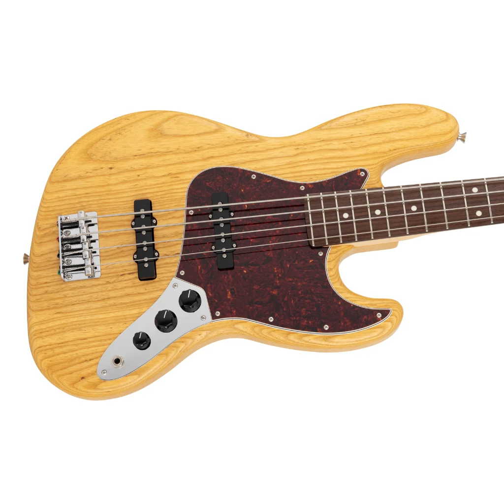 Fender Made in Japan Limited Jazz Bass Raw Ash - Vintage Natural - Image 8
