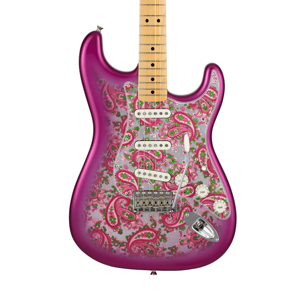 Fender Made in Japan Limited Stratocaster Maple Fingerboard Pink Paisley - Image 2