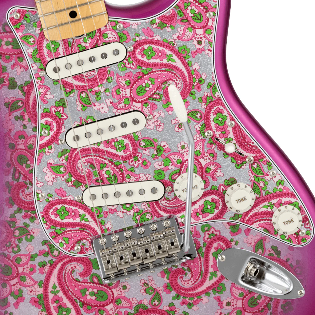 Fender Made in Japan Limited Stratocaster Maple Fingerboard Pink Paisley - Image 7